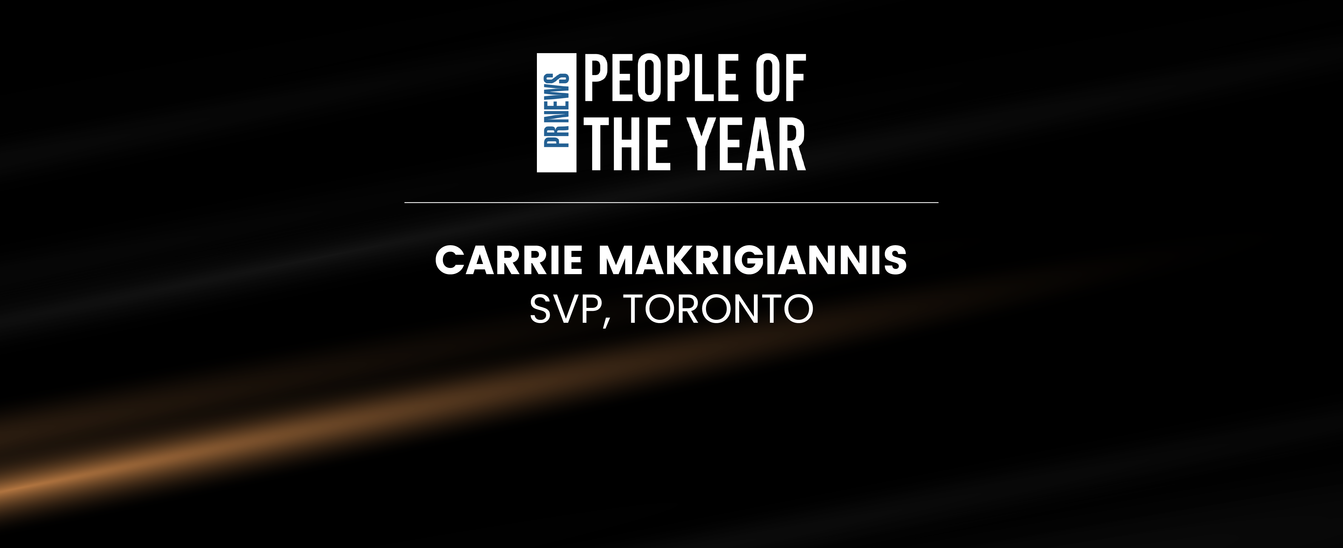 SVP Carrie Makrigiannis – 2024 PRNews People of the Year